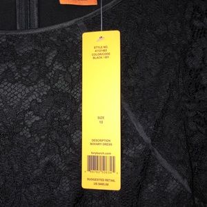 Tory Burch Black Bovary Dress NWT Size 10
